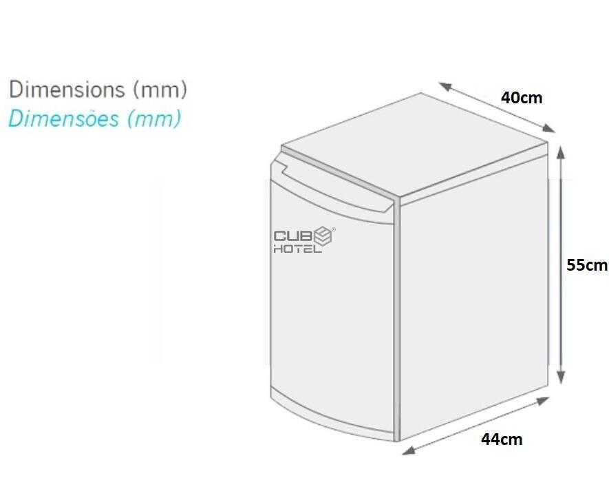 Minibar Silence 40 Puerta Inox 100% Silencioso